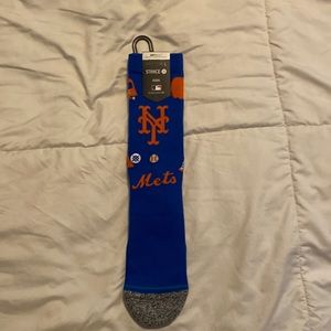 Official MLB Stance New York Mets Crew Socks, Size Large